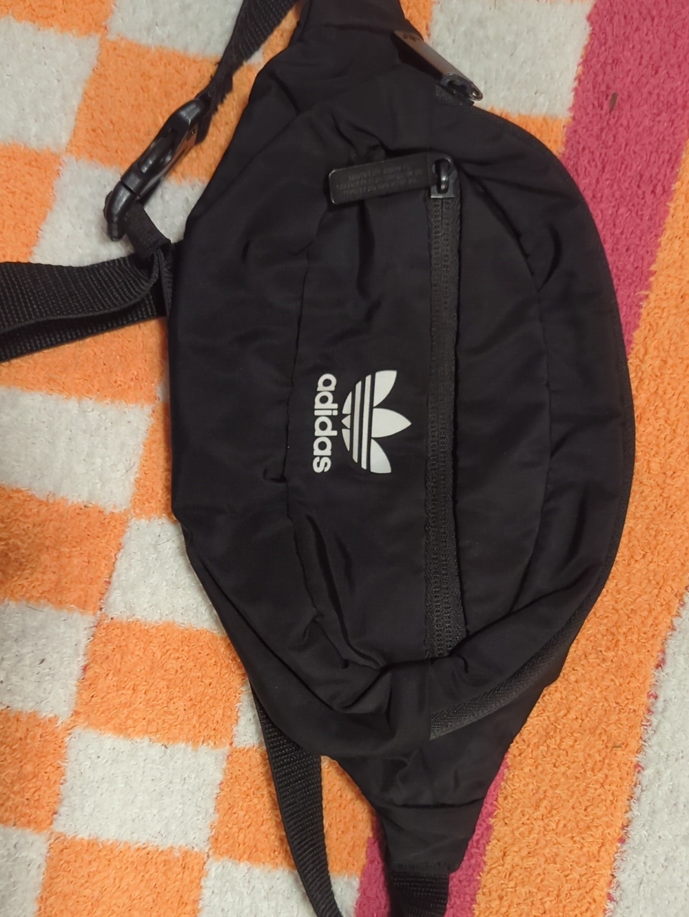 adidas Black Waist Bag - Trefoil Sling Pack